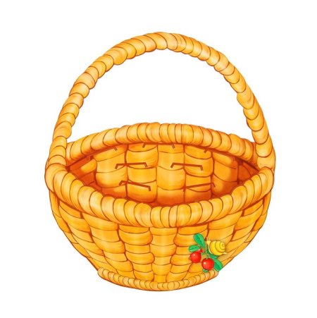 Корзинка раскраска