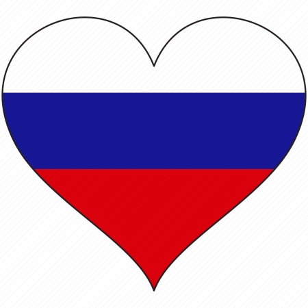 Флаг России сердце