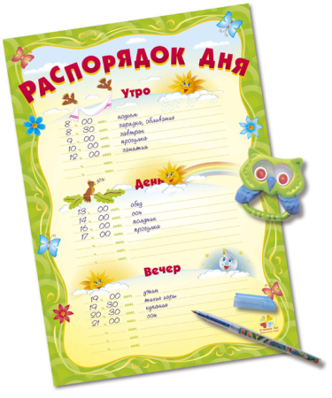 Распорядок дня школьника