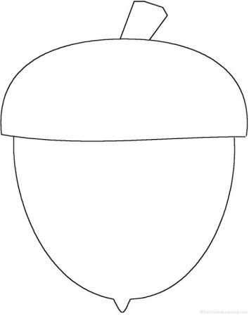 Аппликация Желудь