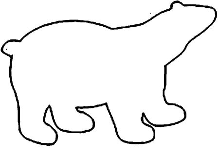 Шаблон медведя (44 фото)