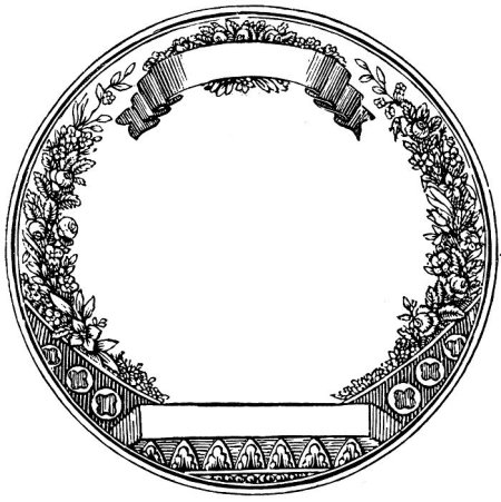 Круглая Векторная рамка