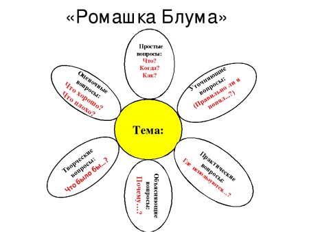 Ромашка вопросов Ромашка Блума