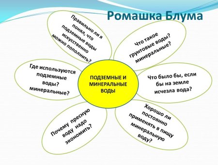 Ромашка Блума шаблон