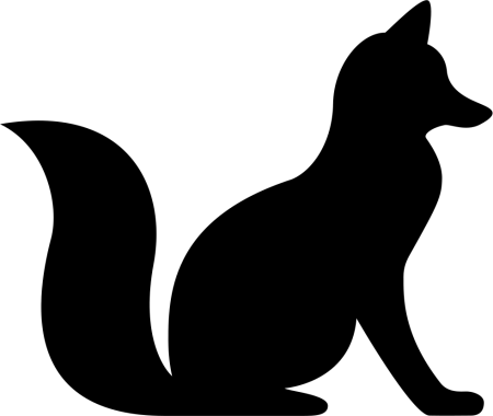 Чёрные силуэты животных