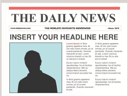 Newspaper шаблон