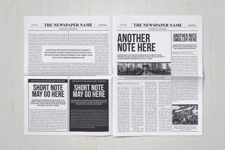 Газетная верстка в INDESIGN