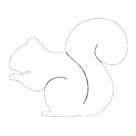 Белка для вырезания