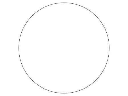 Фигура круг раскраска