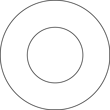 Овал контур
