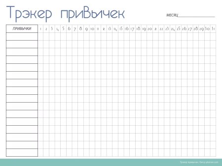 Трекер привычек
