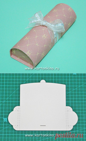Коробка для карандашей развертка