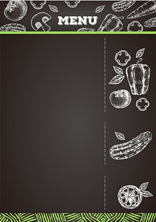 Рамки для меню кафе