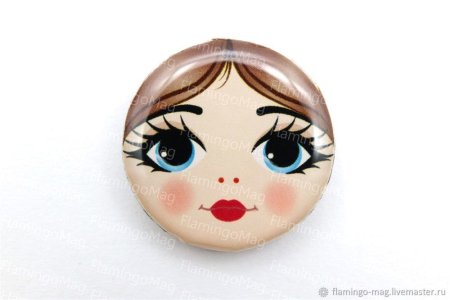 Лицо куклы матрешки