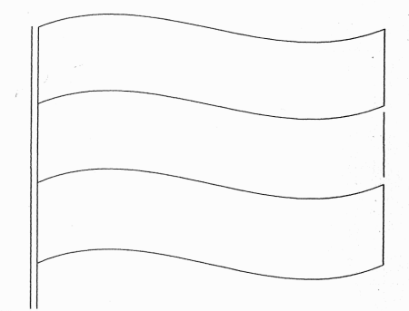 Флаг России разукрашка