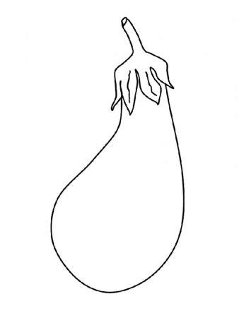 Баклажан рисунок
