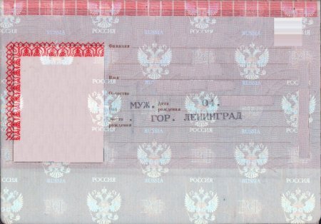 Страницы паспорта