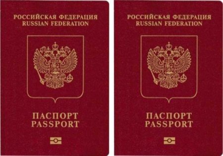 Американский паспорт шаблон