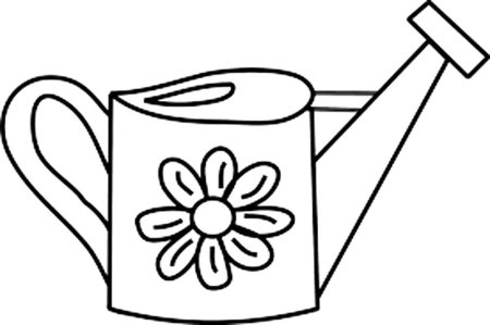 Лейка раскраска