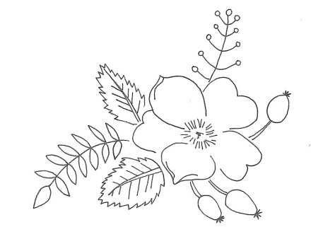 Вышивка гладью схемы цветы