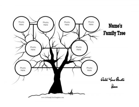 My Family Tree раскраска