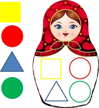 Игра наряди матрешку шаблоны