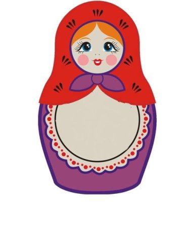 Матрешки для вырезания