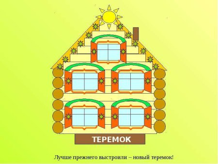 Теремок с окошками для игры