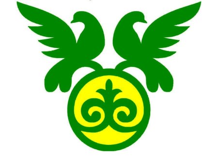 Казахский орнамент трафарет