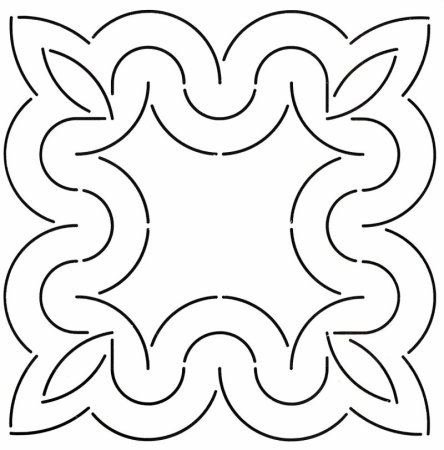 Трафареты для Стежки
