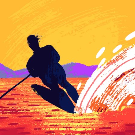 Молния трафарет