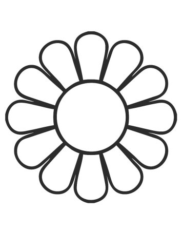 Ромашки для печати