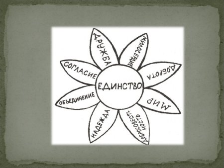 Цветок единства
