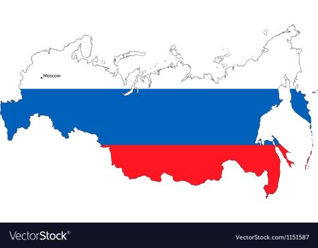 Федеральные округа России контурная карта