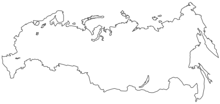 Россия очертания границ
