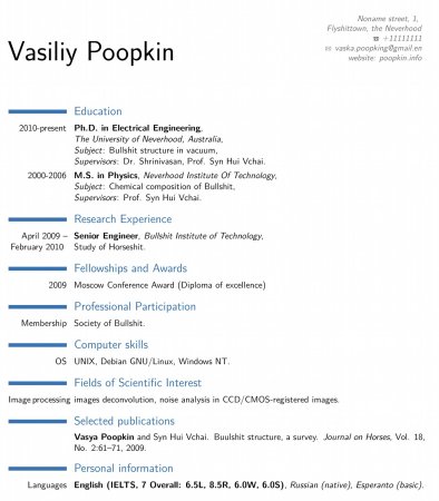 Как писать CV на английском