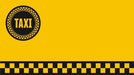 Макет визитки такси