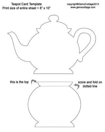 Чертеж чайника