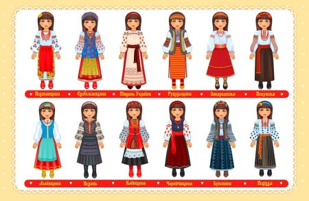 Картонные куклы в национальных костюмах