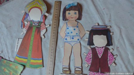 Бумажные куклы в национальных костюмах