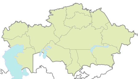 Очертания Казахстана