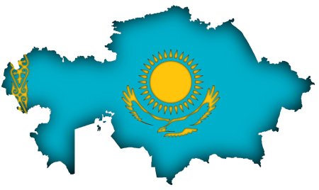 Казахстан федеральный карта