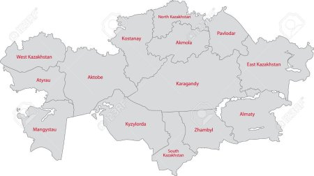 Сары-Озек Казахстан карта