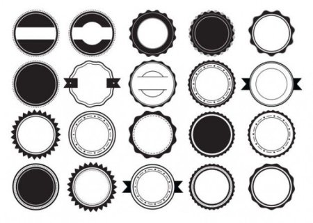 Шаблон круглая эмблема (49 фото)