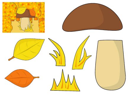 Заготовки для аппликаций