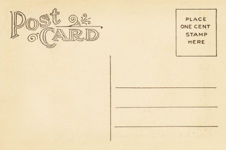 Postcard шаблон