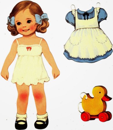 Бумажные куклы tiny Betsy MCCALL