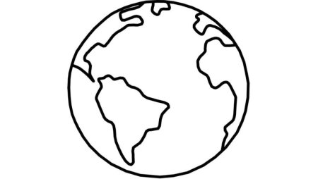 Планета земля карандашом