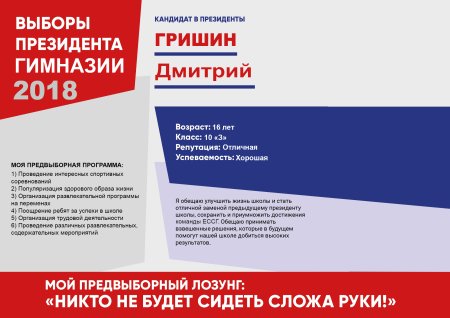 Выборы президента школы