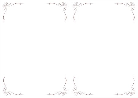 Украшения для листа а4